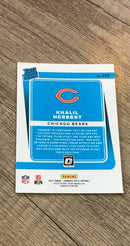 Khalil Herbert 2021 Donruss Optic trading card image rear