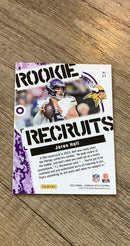 Jaren Hall 2023 Donruss Optic Rookie Recruits trading card image rear