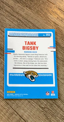 Tank Bigsby 2023 Donruss Optic trading card image rear
