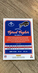 Tyrod Taylor 2016 Donruss Optic Red trading card image rear