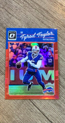 Tyrod Taylor 2016 Donruss Optic Red trading card image front