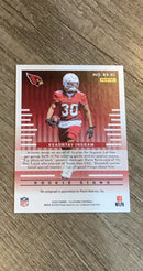Keaontay Ingram 2022 Panini Illusions Rookie Signs Red trading card image rear