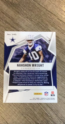 Nahshon Wright 2021 Panini Rookies & Stars trading card image rear