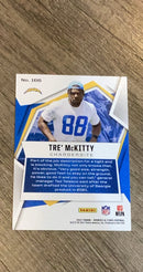 Tre' McKitty 2021 Panini Rookies & Stars trading card image rear