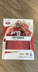 Trey Sermon 2021 Panini Rookies & Stars trading card image rear