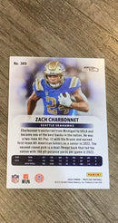 Zach Charbonnet 2023 Panini Prestige trading card image rear