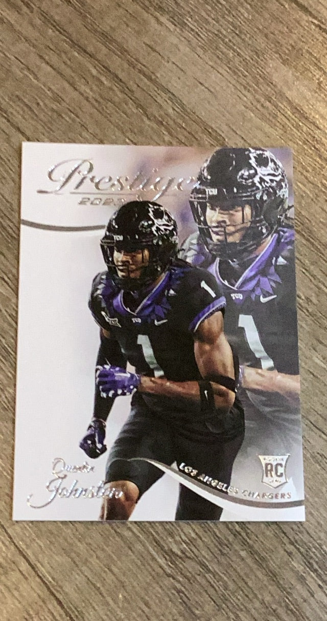 Quentin Johnston 2023 Panini Prestige trading card image front