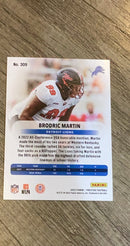 Brodric Martin 2023 Panini Prestige trading card image rear