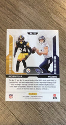 Joey Porter Jr. / Will Levis 2023 Panini Contenders Round Numbers trading card image rear