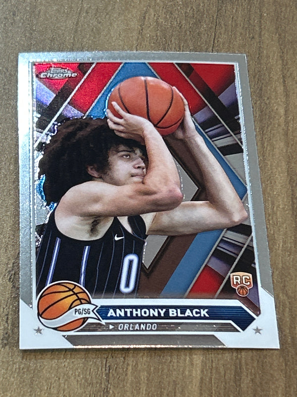 2023-24 Topps Chrome Anthony Black 186 Topps