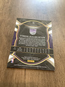 Tyrese Haliburton 2020-21 Panini Select Red White Orange Shimmer Prizm Panini