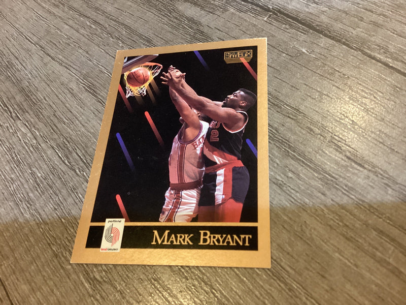 Mark Bryant Portland Trail Blazers NBA 1990-91 SkyBox 231 trading card Skybox