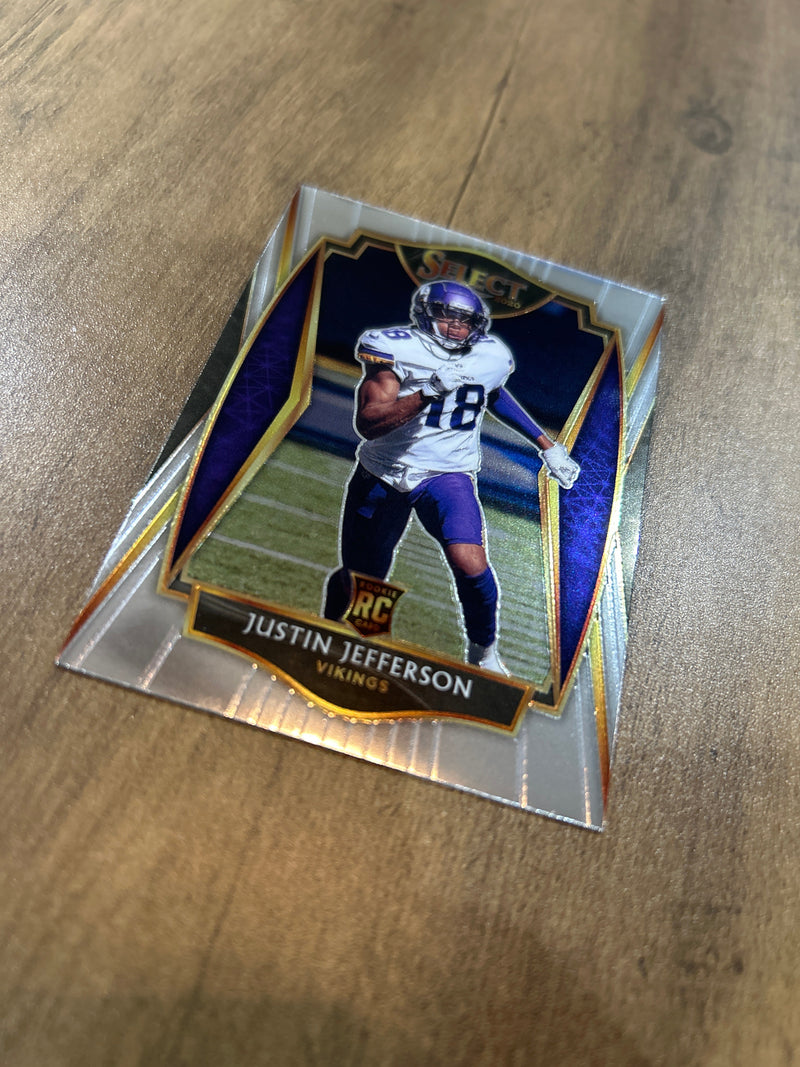 Justin Jefferson Minnesota Vikings NFL 2020 Panini Select 161 RC Panini