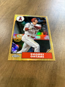 Shohei Ohtani 2022 ‘87 Topps Series One 87BC-2 LA Angels Topps