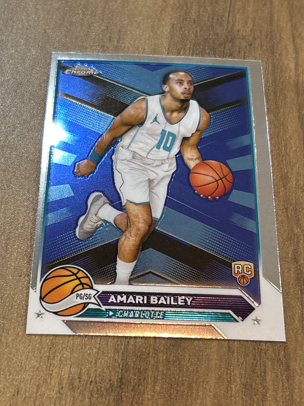 2023-24 Topps Chrome Amari Bailey 172 RC Topps