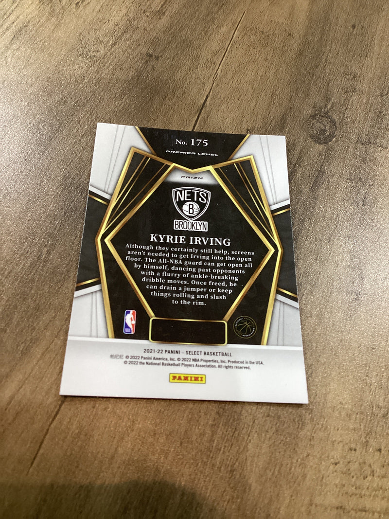 Kyrie Irving 2021-22 Panini Select Blue Prizm Panini