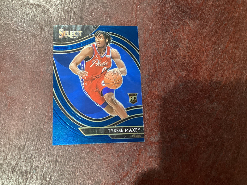 2020-21 Panini Select Tyrese Maxey 280 COURTSIDE Panini
