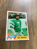 Ron Jaworski 1981 Topps 280 trading card Topps