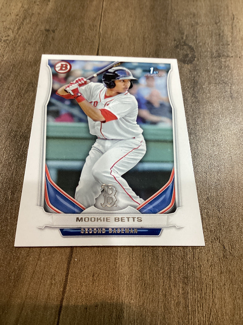 Mookie Betts 1st Bowman Trading card Bowman