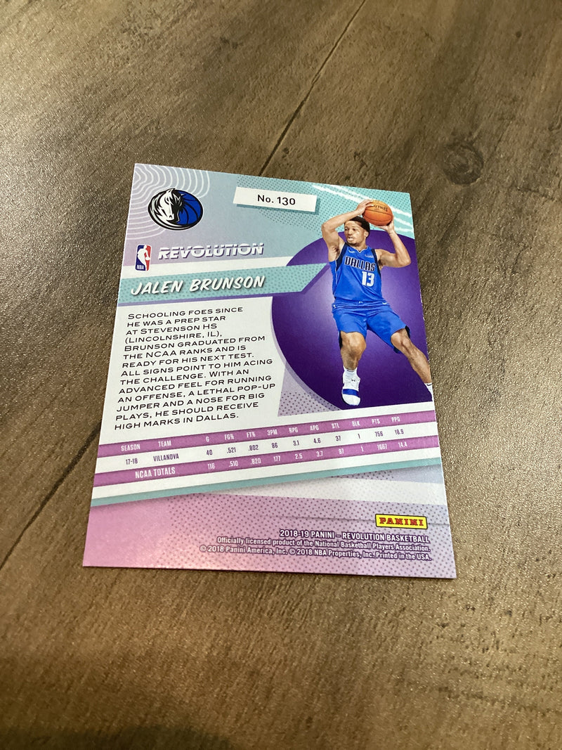 Jalen Brunson 2018-19 Panini Revolution Panini