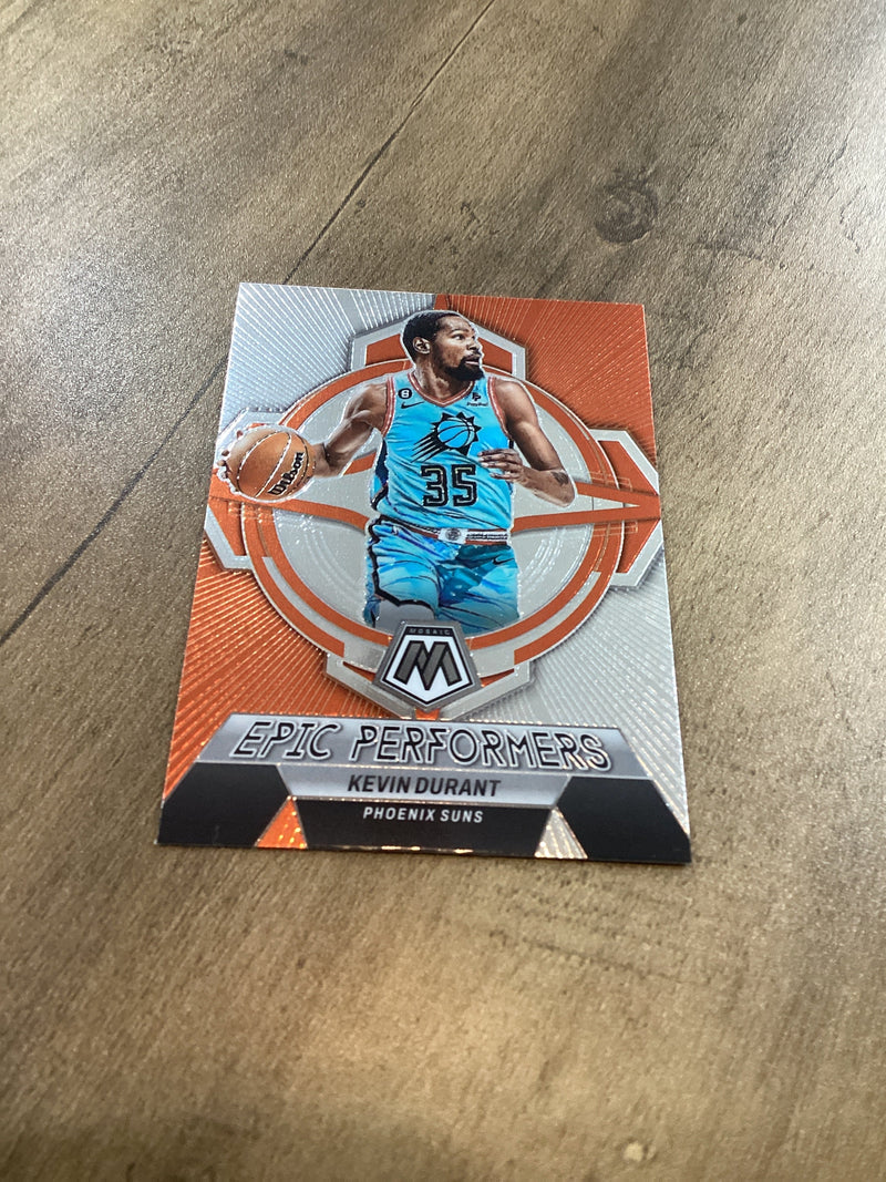Kevin Durant NBA 2022-23 Panini Mosaic epic performers Panini