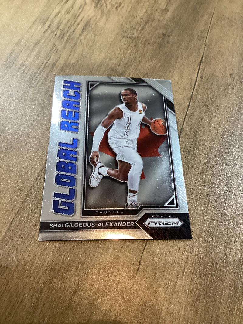 Shai Gilgeous-Alexander 2022-23 Panini Prizm Global Reach Panini