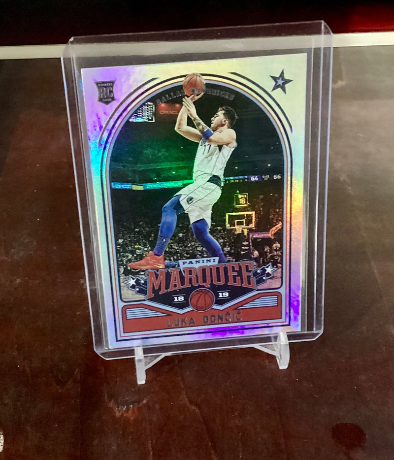 Luka Doncic 2018-19 Panini Chronicles marquee RC Panini