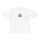 Unisex Zone Performance T-shirt - Spiral galaxy and planets aligned Printify