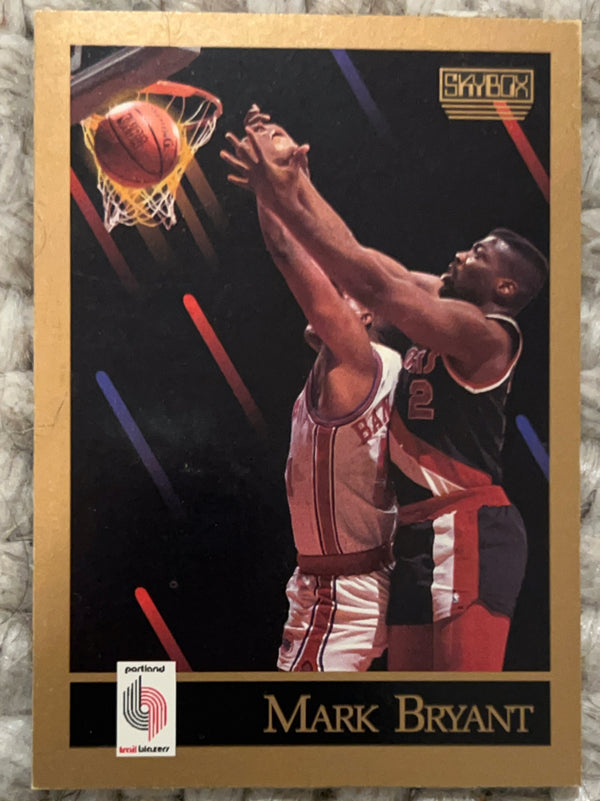 Mark Bryant Portland Trail Blazers NBA 1990-91 SkyBox 231 