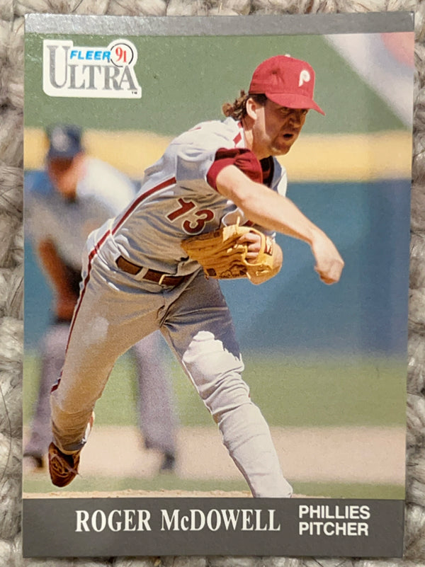 Roger McDowell Philadelphia Phillies MLB 1991 Ultra 267 