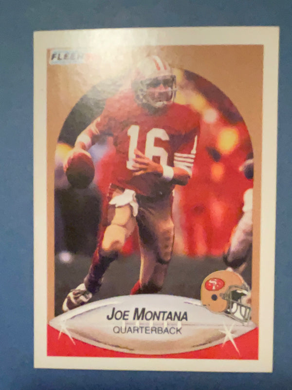 Joe Montana COR
COR: Headings TD'S and YDS are correctly listed San Francisco 49ers NFL 1990 Fleer 10b COR, COR: Headings TD'S and YDS are correctly listed