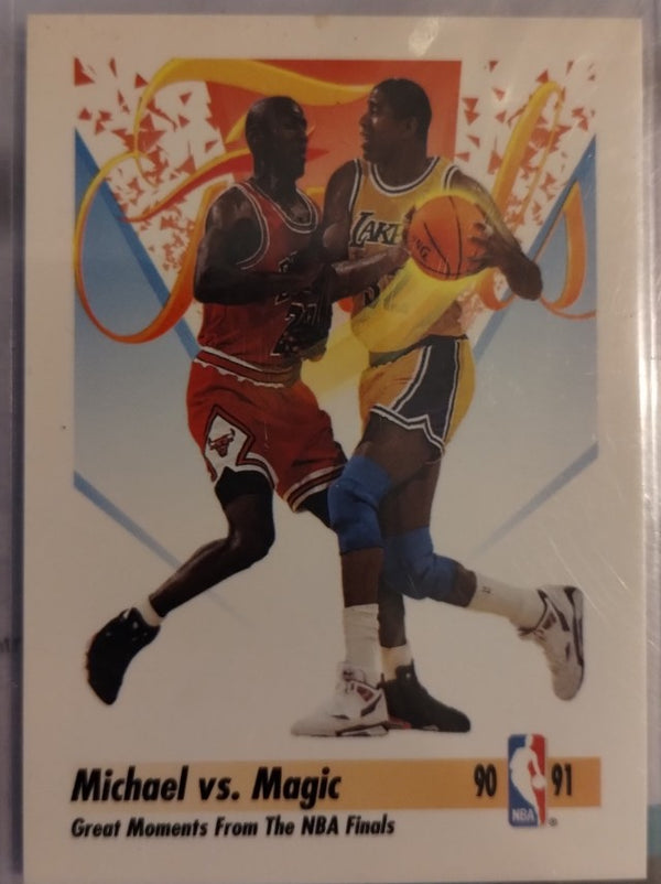 Michael vs. Magic FIN  NBA 1991-92 SkyBox 333 