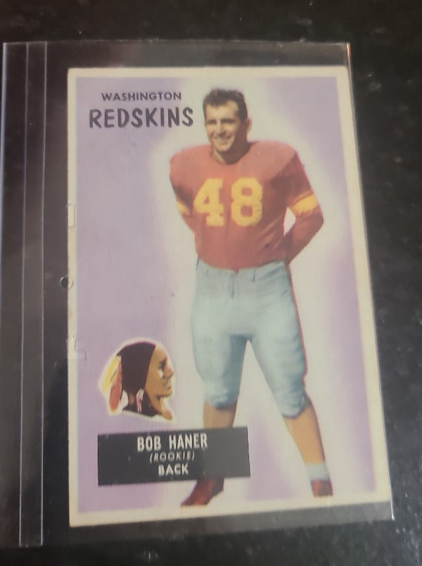 Bob Haner Washington Redskins NFL 1955 Bowman 34 RC