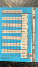 Roberto Alomar San Diego Padres MLB 1990 Bowman - Tiffany 221 Bowman