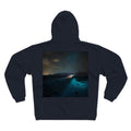 Unisex Hooded Zip Sweatshirt - Pulled over on the side of a desolate desert highway Printify