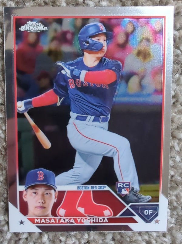 Masataka Yoshida Boston Red Sox MLB 2023 Topps Chrome 167 RC