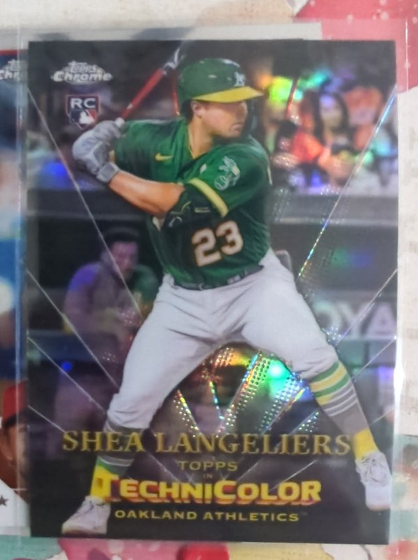 Shea Langeliers Oakland Athletics MLB 2023 Topps Chrome: Topps in Technicolor TT-18 