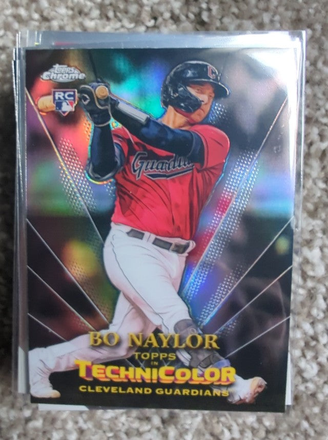 Bo Naylor Cleveland Guardians MLB 2023 Topps Chrome: Topps in Technicolor TT-13 