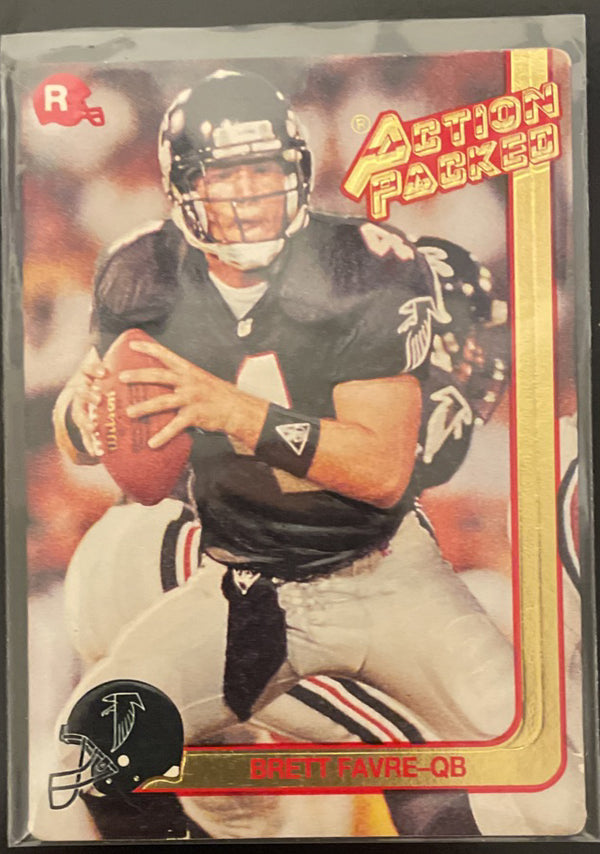 Brett Favre Atlanta Falcons NFL 1991 Action Packed Rookie/Update 21 RC