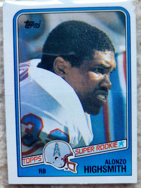 Alonzo Highsmith Houston Oilers NFL 1988 Topps 105 SR, RC