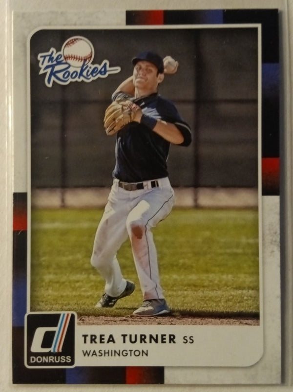 Trea Turner Washington Nationals MLB 2016 Donruss - The Rookies TR3 