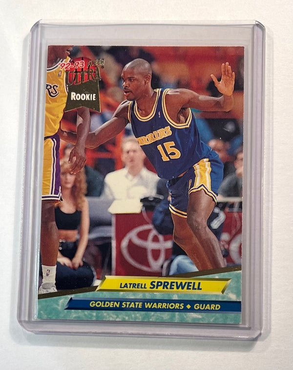 Latrell Sprewell Golden State Warriors NBA 1992-93 Ultra 266 RC