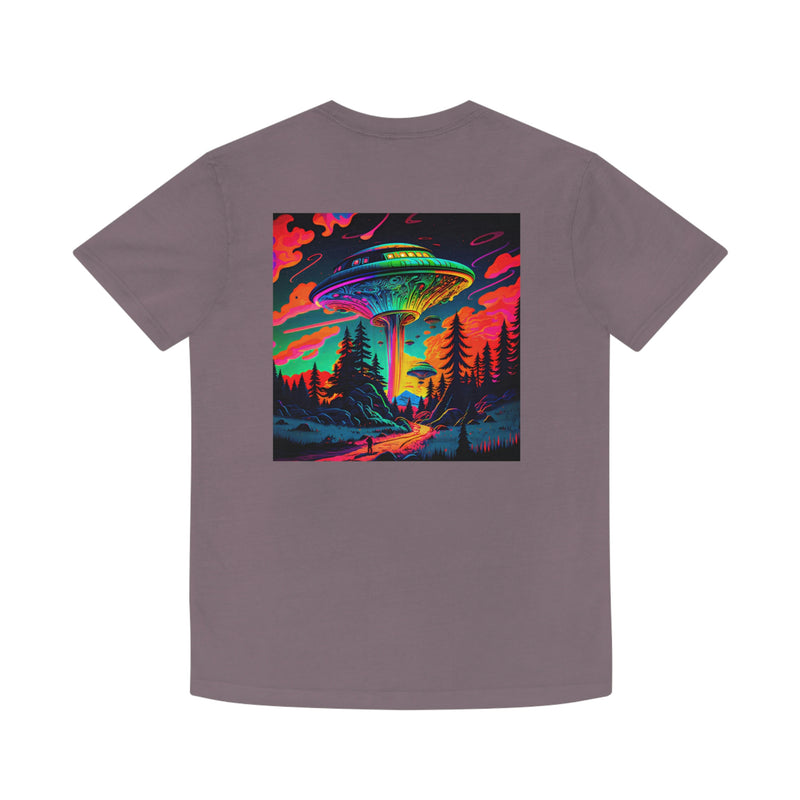 Unisex Faded Shirt - Psychadelic Art with vibrant colors UFO Printify