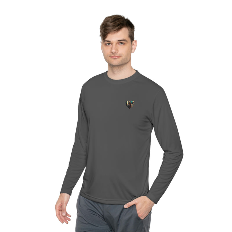 Unisex Lightweight Long Sleeve Tee - Pondering the Baseball Printify