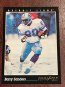 Barry Sanders Detroit Lions NFL 1993 Pinnacle 200 
