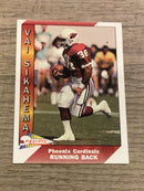Vai Sikahema Phoenix Cardinals NFL 1991 Pacific 415 UER