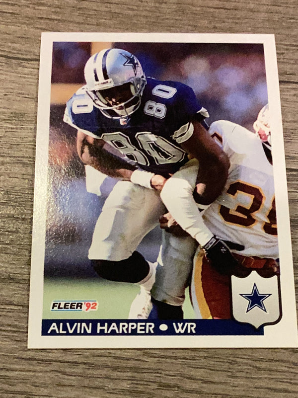 Alvin Harper Dallas Cowboys NFL 1992 Fleer 80 
