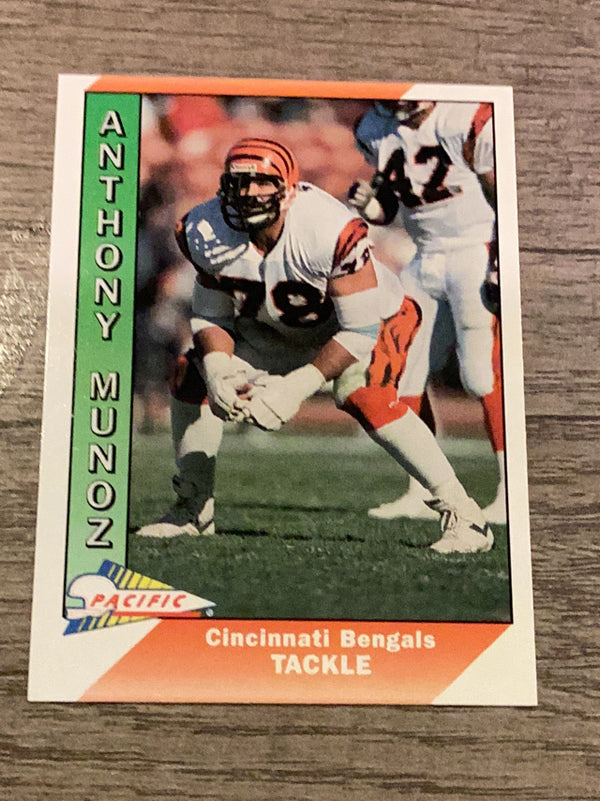 Anthony Munoz Cincinnati Bengals NFL 1991 Pacific 72 