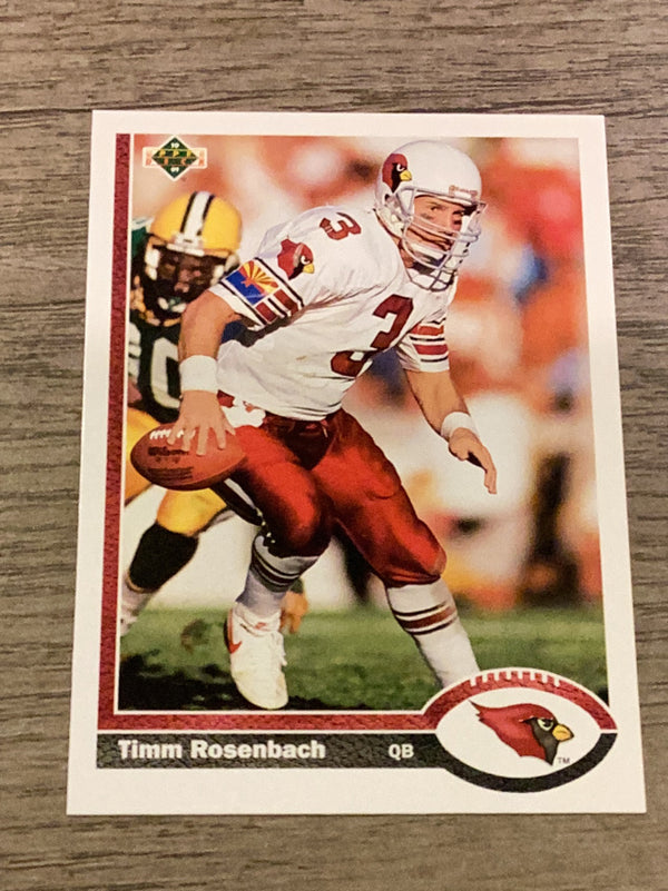 Timm Rosenbach Phoenix Cardinals NFL 1991 Upper Deck 167 