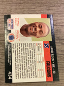 Andre Rison Atlanta Falcons NFL 1990 Pro Set 434 Pro Set